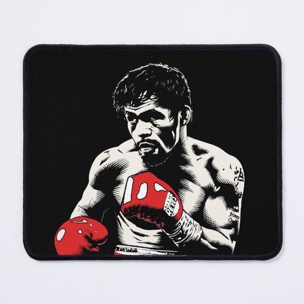 Item preview, Manny Pacquiao illustration red gloves designed and sold by trisfits.