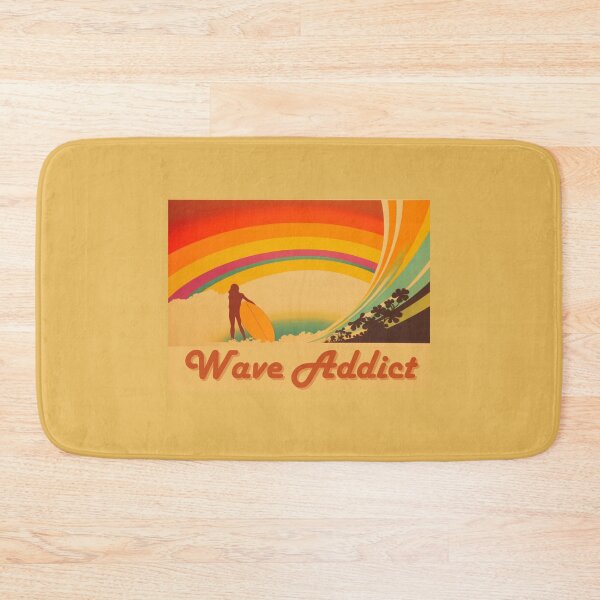 Item preview, Vintage Wave Addict Surfboarder Graphic Colorful Surfboarder designed and sold by myfavoritesm4.