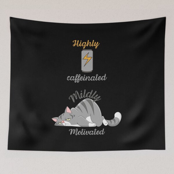 Item preview, Highly Caffeinated Mildly Motivated designed and sold by ZingZest.