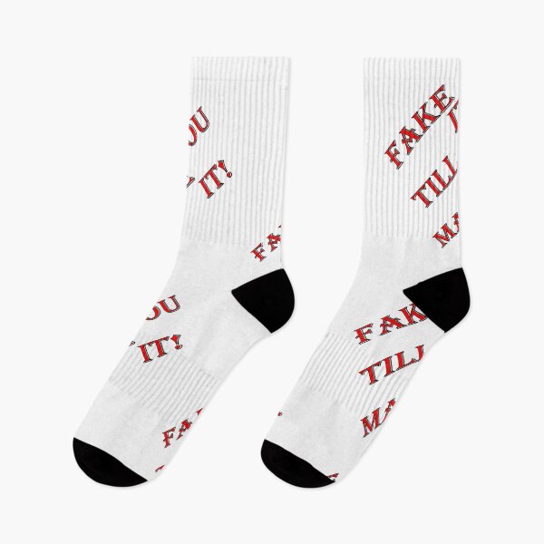 Item preview, Text design fake it till you make designed and sold by AMK-artworld.