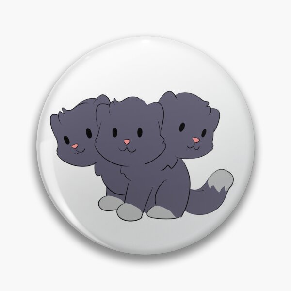 Item preview,  Cerberus Cat Pun (Purrberus) version 2 designed and sold by MellowArtStuff.