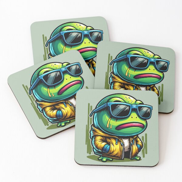 Item preview, Urban Cool Frog with Shades designed and sold by Kwanbaba21.