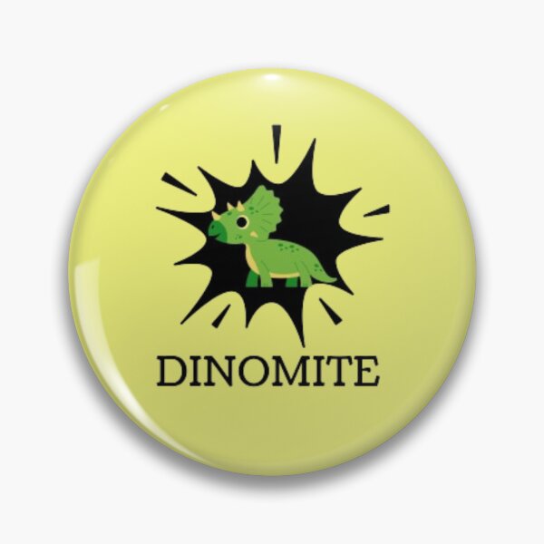 Item preview, Dinomite text dinosaur on dynamite artwork designed and sold by neliswaj.
