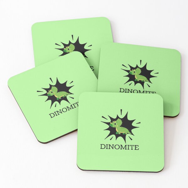 Item preview, Dinomite text dinosaur on dynamite artwork designed and sold by neliswaj.