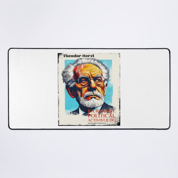 Item preview, Theodor Herzl - Journalist Political Activist, and Original Gangster designed and sold by Jewish Fashion Police.