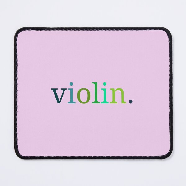 Item preview, Violin. One Word monochrome blue green designed and sold by artdesignbysam.
