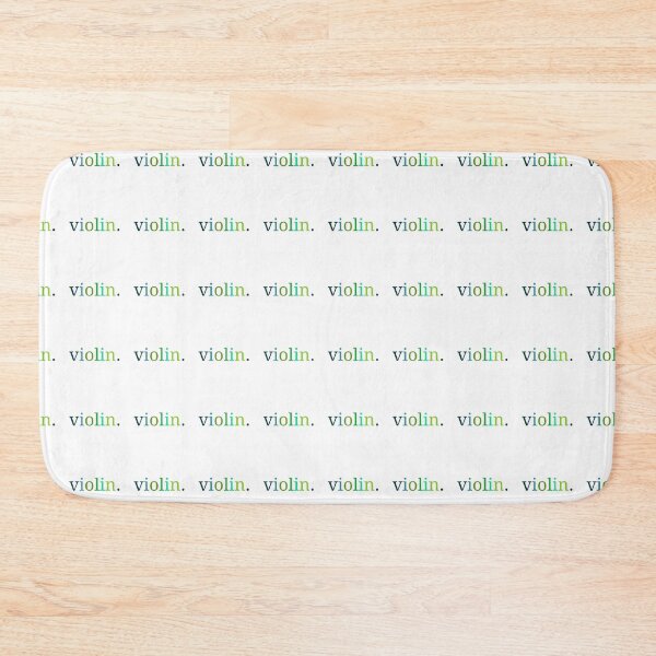 Item preview, Violin. One Word monochrome blue green designed and sold by artdesignbysam.