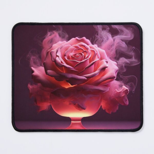 Item preview, Good Morning in Rose Cup Smoke Neon Background designed and sold by MD Rauful Al Amin.