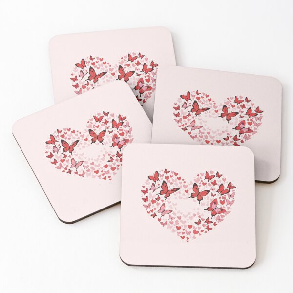Item preview, Valentine's day cute butterfly heart pattern designed and sold by Atlantico54.