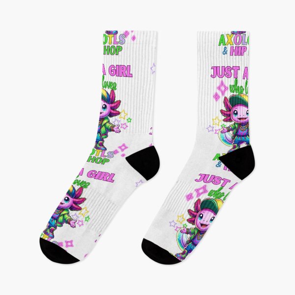 Item preview, Just a Girl who Loves Axolotls and Hip Hop Rap Urban Style  designed and sold by Nzgiftsandmore.