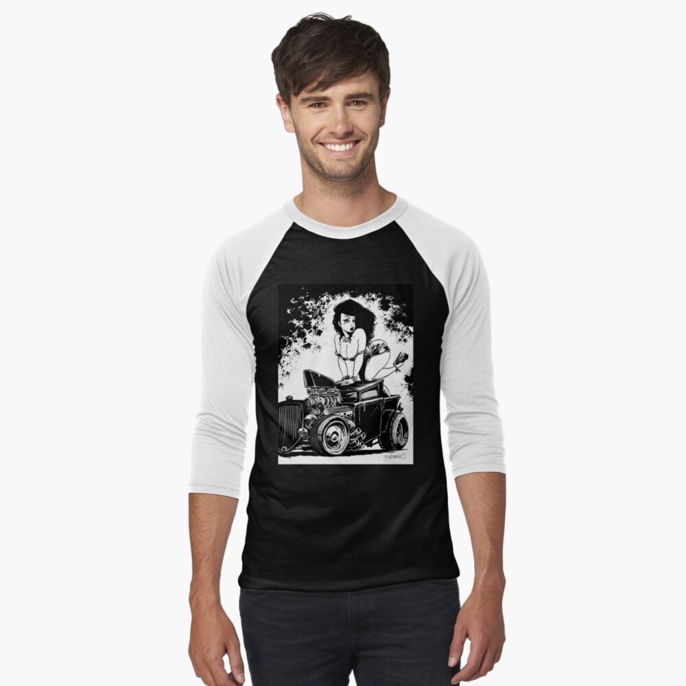 Item preview, Baseball ¾ Sleeve T-Shirt designed and sold by gWebberArts.