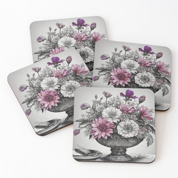 Item preview, Simplistic flowers designed and sold by Dunc Ebedes.