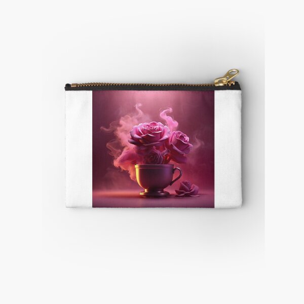 Item preview, Good Morning in rose smoke neon background designed and sold by MD Rauful Al Amin.
