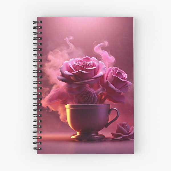 Item preview, Good Morning in rose smoke neon background designed and sold by MD Rauful Al Amin.