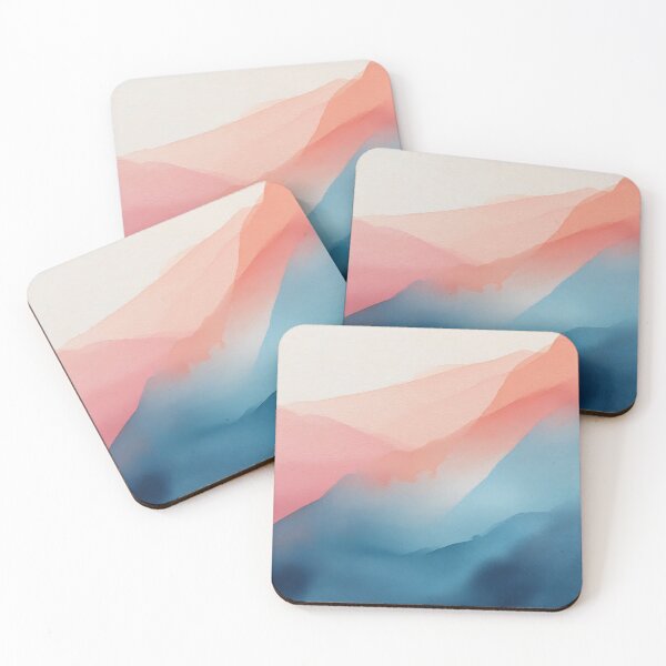 Item preview, Colorful watercolor watercolor pattern in pink, turquoise and blue #21 designed and sold by LiquidWing.