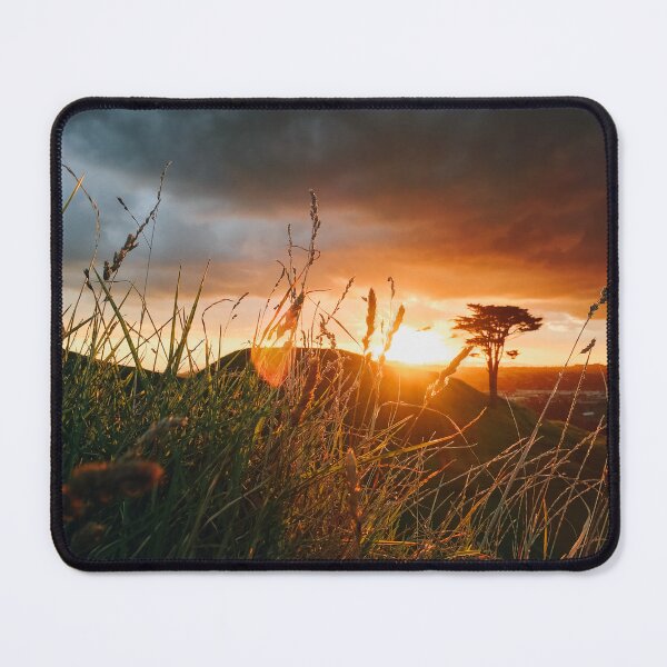 Item preview, Dark Moody Sunset on top a Mountain New Zealand designed and sold by MeganMatsuoka.