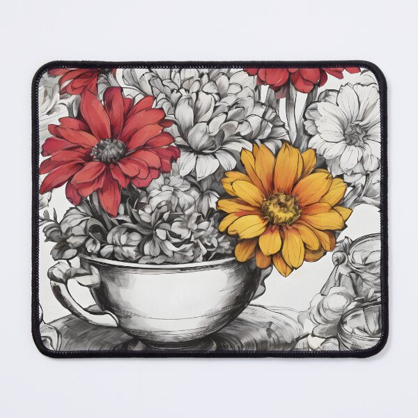 Artikelvorschau, Pot of flowers - watercolor entworfen und verkauft von Dunc Ebedes.