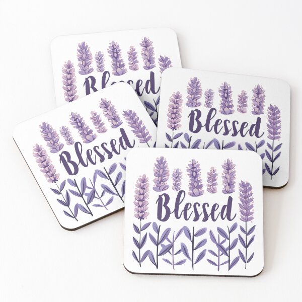 Item preview, Lavender Flowers Blessed designed and sold by FlowersColorful.