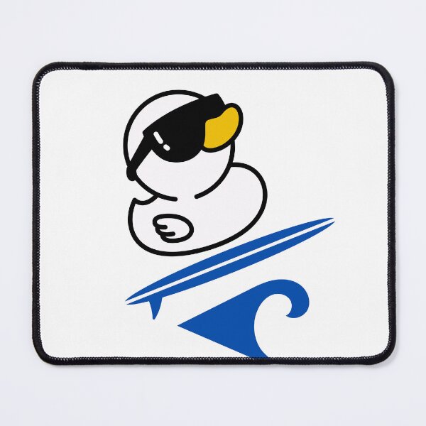Item preview, Cool Duck Surfing ocean Waves designed and sold by Reelyfishing.