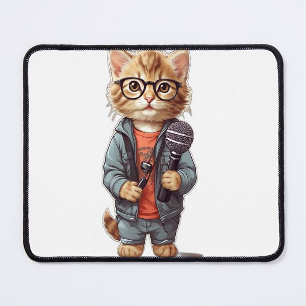 Item preview, Whiskered Interviewer: Adorable Kitten Edition designed and sold by artistmagicshop.