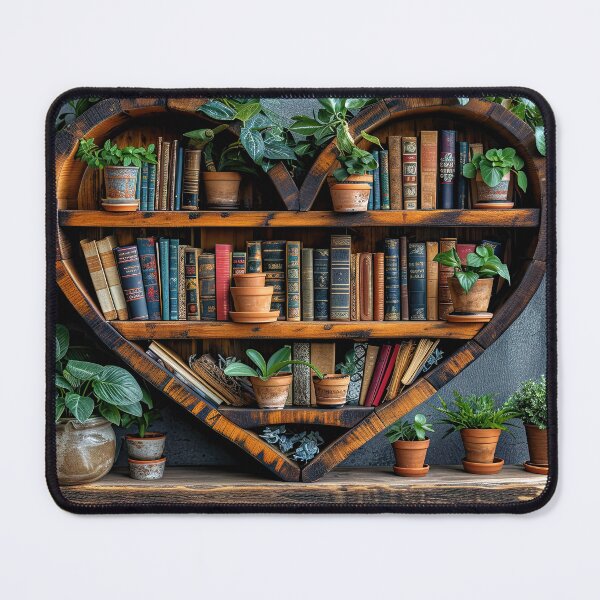 Item preview, Heart Shaped Bookshelf - Landscape designed and sold by jecphotography and art.
