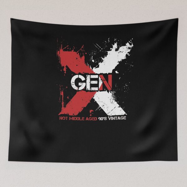 Item preview, Gen X - Not middle aged, 90's Vintage designed and sold by polygrafix.