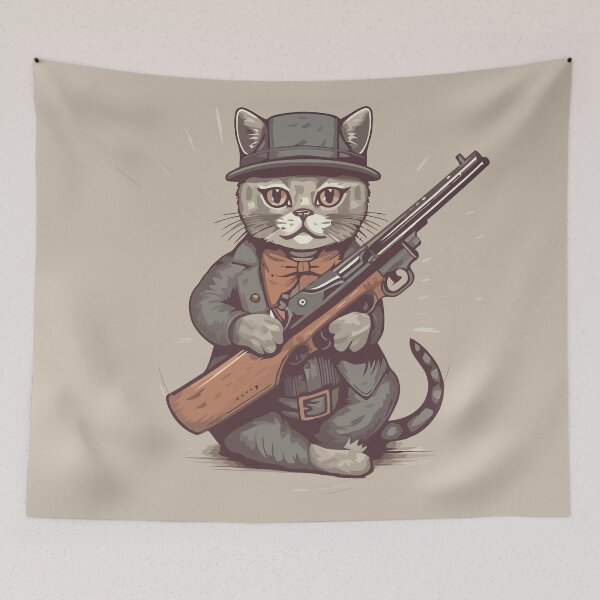 Item preview, Gangsta Kitty designed and sold by Amir Faysal.