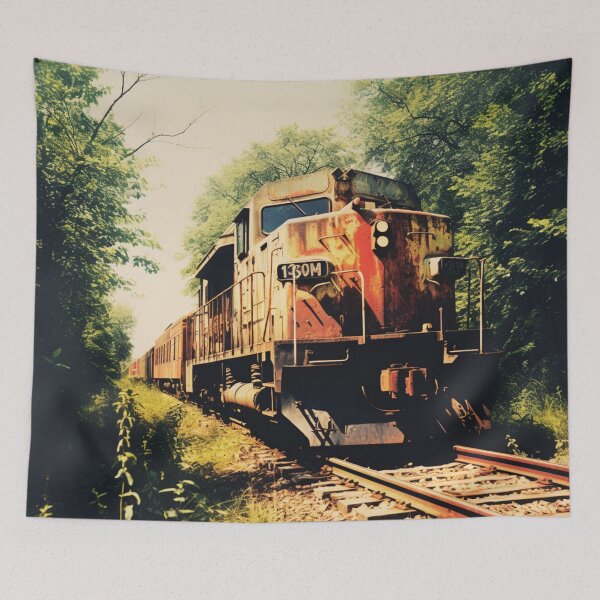 Item preview, Explore the Nostalgia of Old Trains designed and sold by JustArtDesign9.