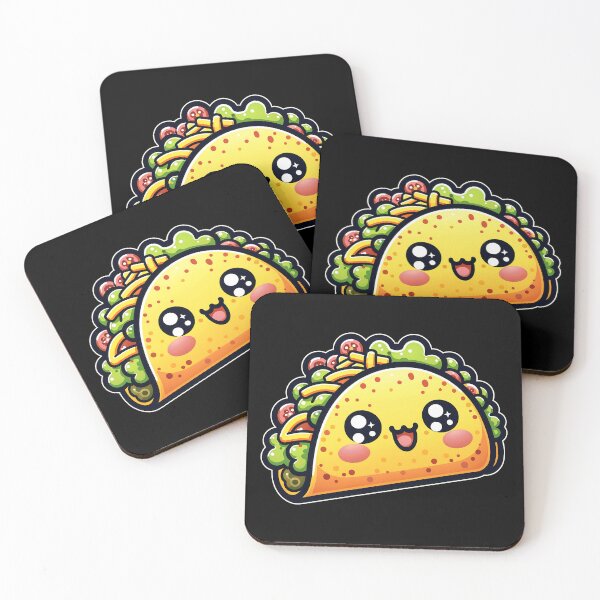 Item preview, Adorable Fiesta - Kawaii Taco Delight Tee designed and sold by DesignDoodleArt.