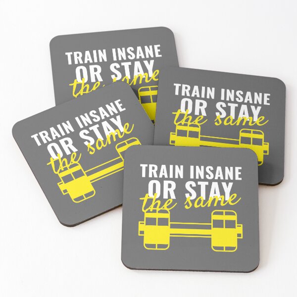 Item preview, Train Insane or Stay the Same - Inspirational Fitness  designed and sold by Mugfulmomentz.