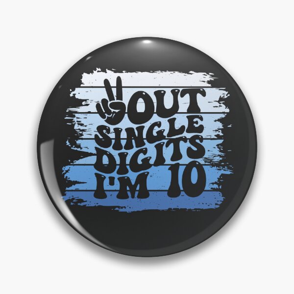 Item preview,  Peace Out Single Digits I'm 10 Year Old 10th Birthday Boy Girl designed and sold by stylesip.