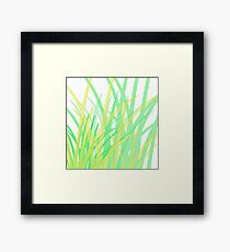 Green Abstract Framed Print