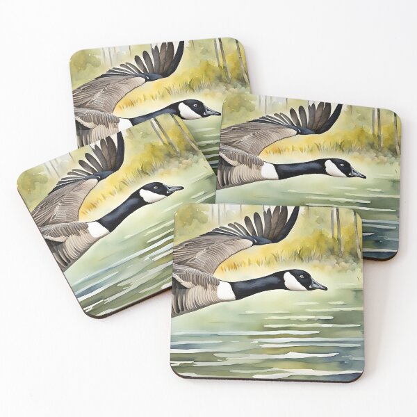 Item preview, Canada Goose (Branta canadensis) in flight designed and sold by Country-Artist.