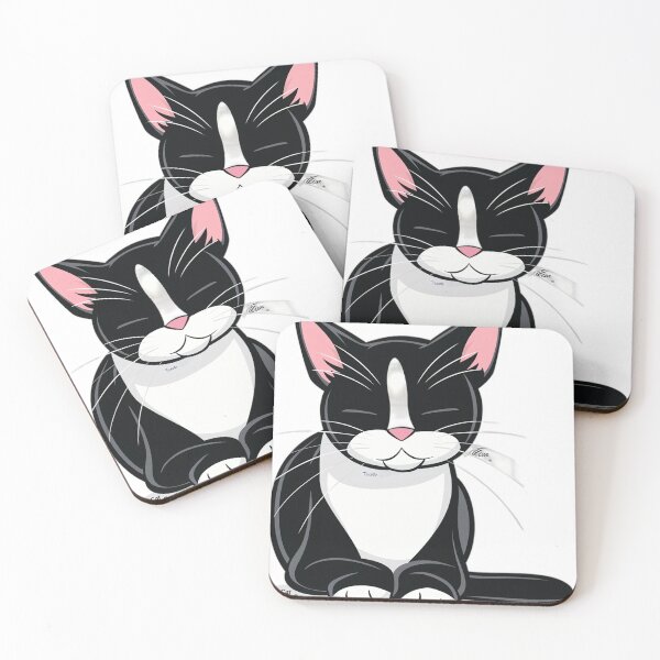 Item preview, Copy of Cute Tuxedo Cat: Bicolor Charm designed and sold by pickaxflapper0p.