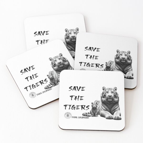 Item preview, Save the Tigers Print Unlimited designed and sold by Sheila Baquero.