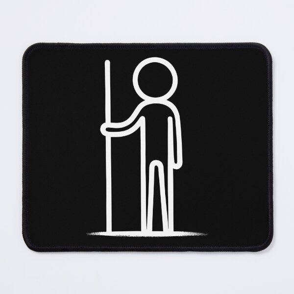 Item preview, Stickman Leader - white designed and sold by FossilizedPixel.