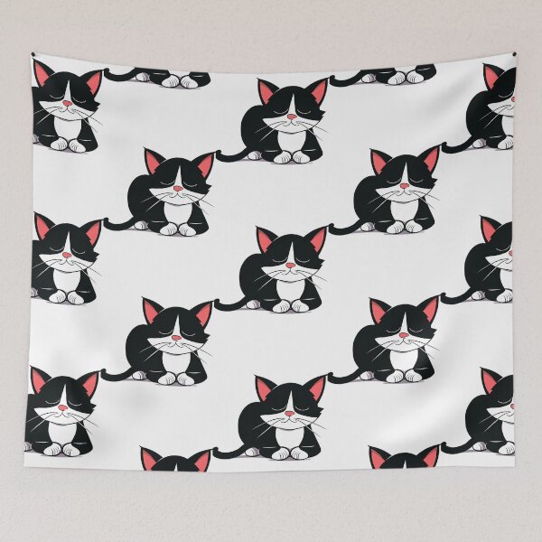 Item preview, Cute Tuxedo Cat: Bicolor Charm designed and sold by pickaxflapper0p.
