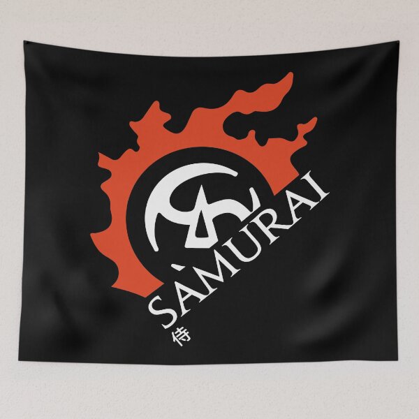 Item preview, Samurai - For Warriors of Light & Darkness designed and sold by xadrawing.