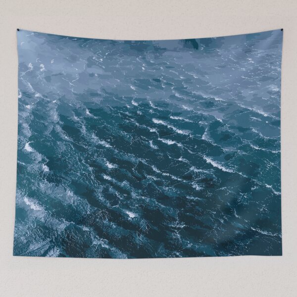 Item preview, The Mighty Blue Ocean designed and sold by Vector Scout Lab.