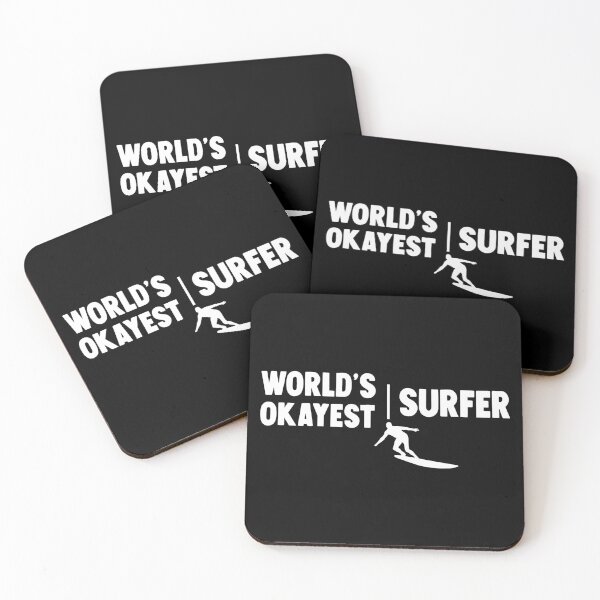Item preview, World's Okayest Surfer designed and sold by HorizonDesignz.