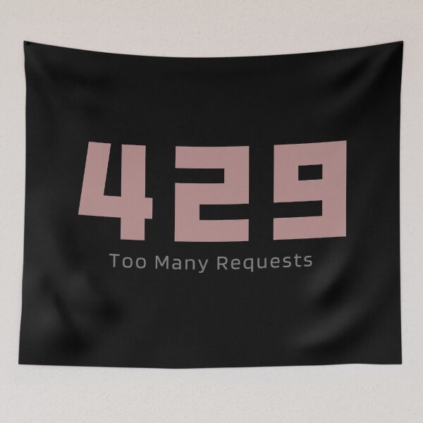 Item preview, HTTP status codes: 429(Too Many Requests) designed and sold by S9View.