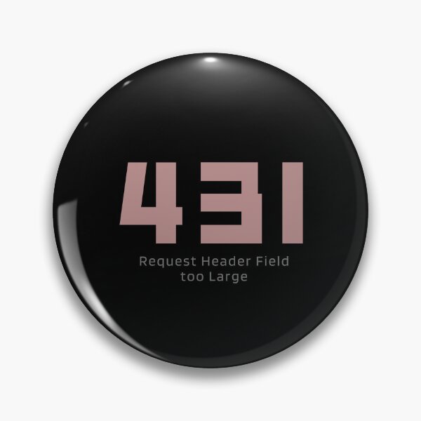 Item preview, HTTP status codes: 431( Request Header Fields Too Large) designed and sold by S9View.