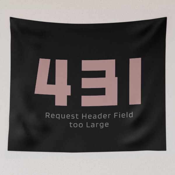 Item preview, HTTP status codes: 431( Request Header Fields Too Large) designed and sold by S9View.