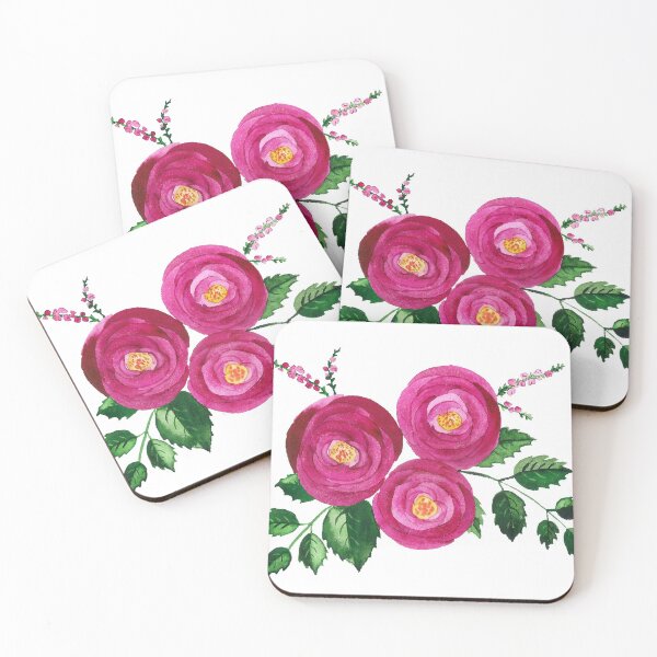 Item preview, roses and heather designed and sold by Shoshina.