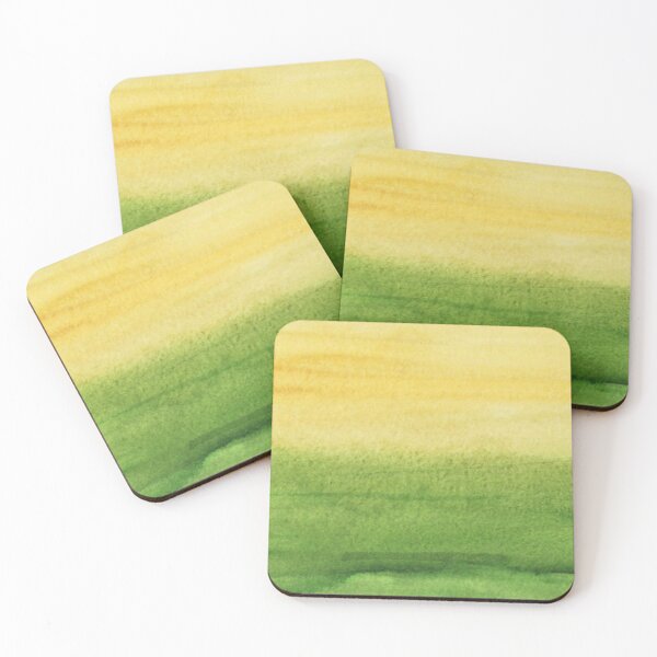 Item preview, Watercolor green and yellow background painting. Abstract watercolour texture. designed and sold by MTShoppingLine.