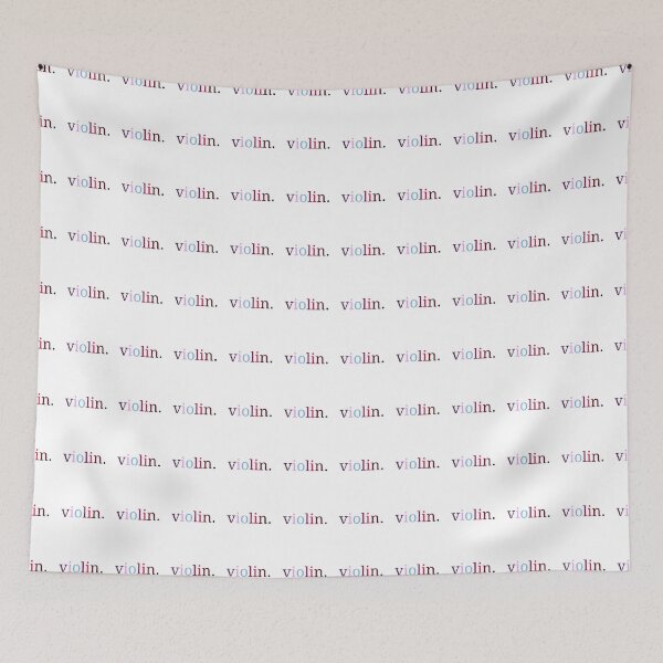 Item preview, Violin. Multicolour one word designed and sold by artdesignbysam.