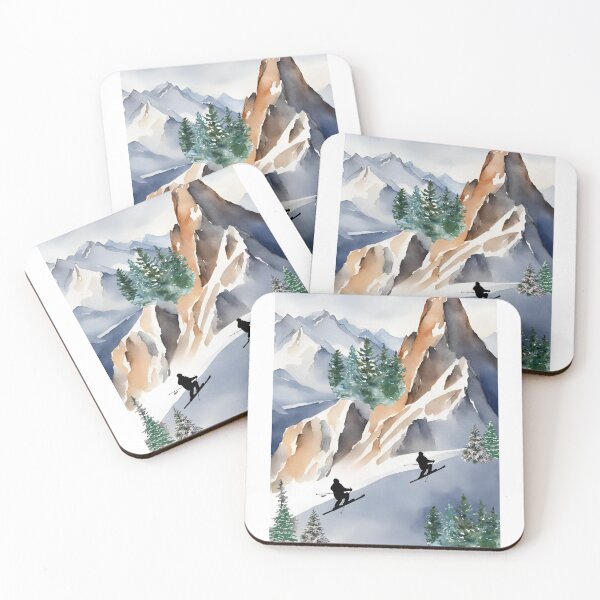 Item preview, Mountain adventure and a perfect winter  getaway,Ski tripe,Winter wonderland designed and sold by kozlebozle007.