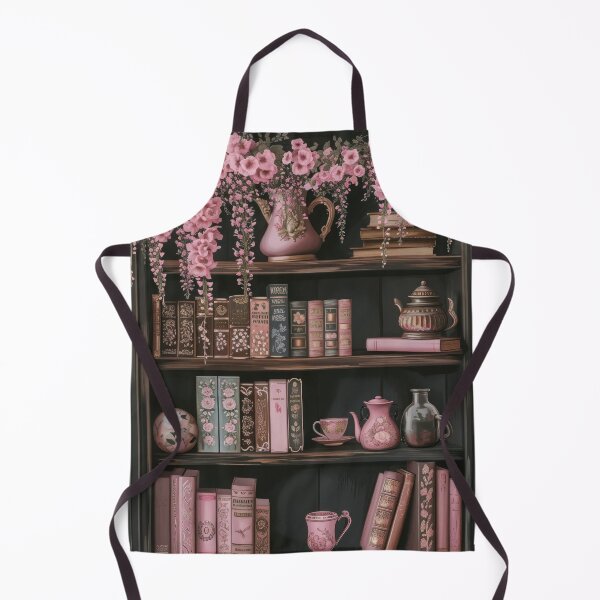 Item preview, Girly pink flower bookcase designed and sold by FlowersColorful.
