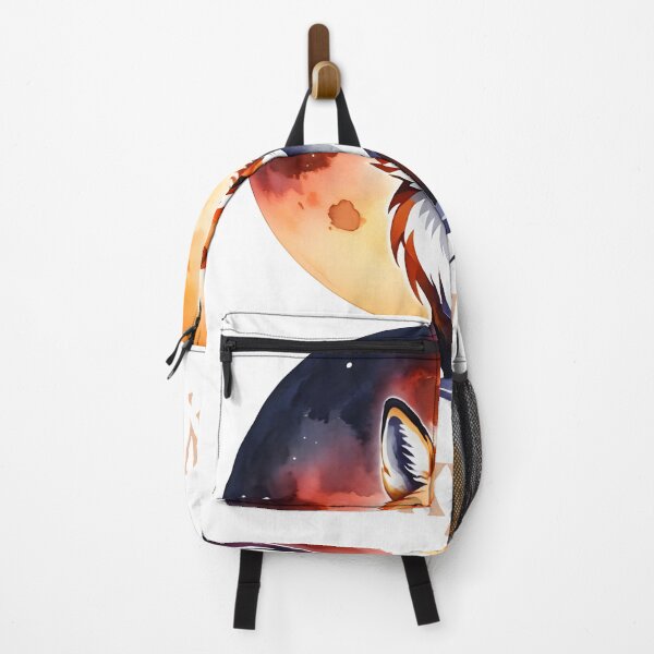 Item preview, Lunar Elegance: A Majestic Fox Captured in the Night Sky designed and sold by ArchVibe.