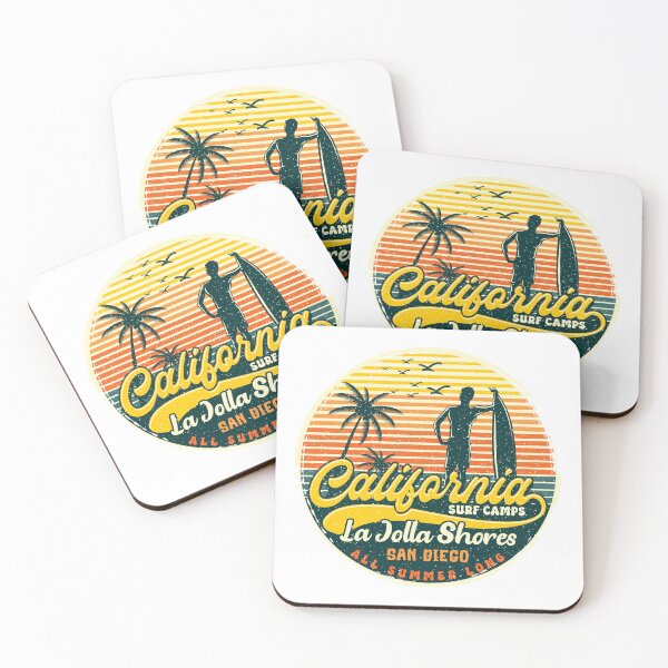 Item preview, California Surf Camps La Jolla Shores San Diego County designed and sold by eclecTEEq.
